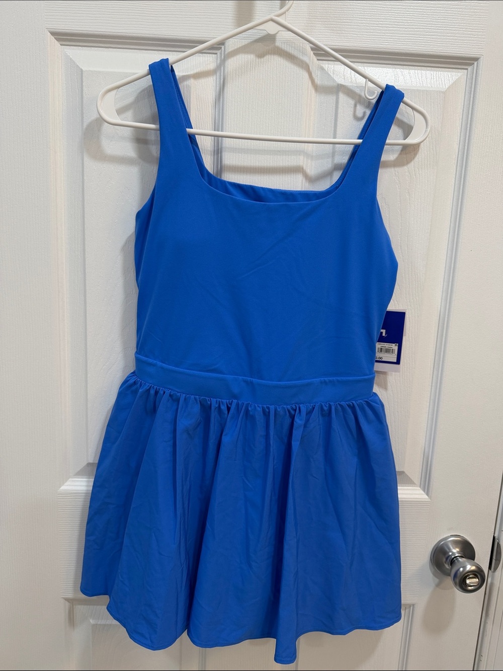 NWT - JoyLab Women Royal Blue Tank Dress with shorts P2P: 16” with stretch